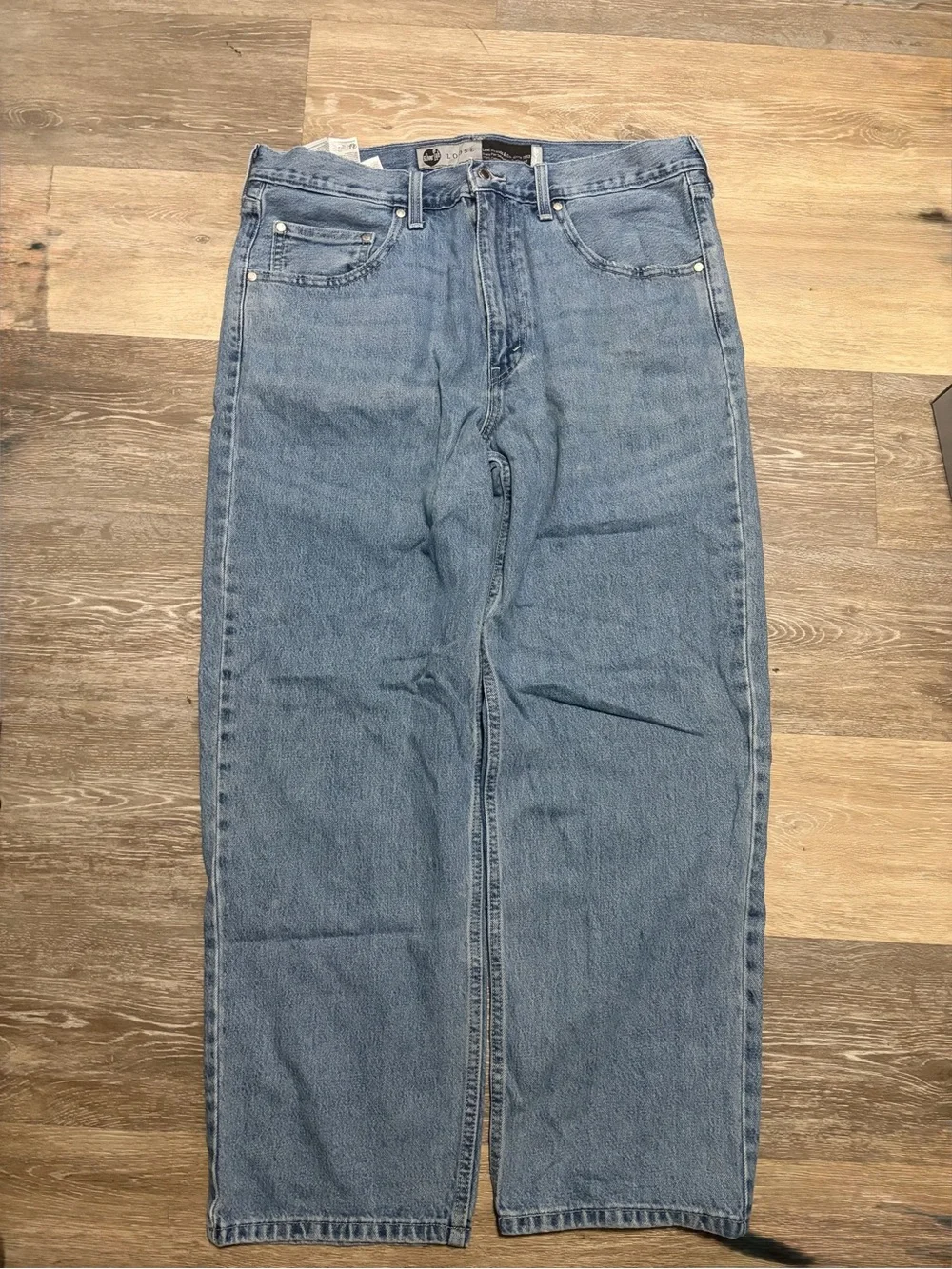 Vintage Levi Silver Tab Light Blue Wash Loose Jeans